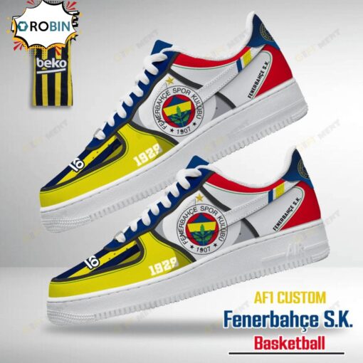 Fenerbahçe S.K. Basketball Air Force Sneaker Boots – Custom Edition