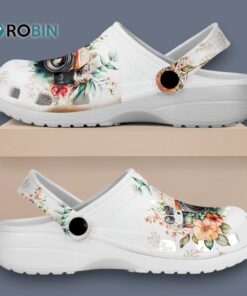 Floral Camera Hobby Classic Crocs