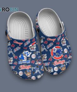 Fly The W Chicago Cubs MLB Baseball Team Clogs