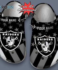 Football Personalized Raiders Clog Shoes