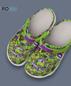 Footwearmerch Teenage Mutant Ninja Turtles Donatello Cartoon Green Classic Crocs Footwearmerch Teenage Mutant Ninja Turtles Donatello Cartoon Green Classic Crocs