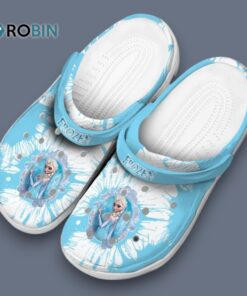 Frozen Splatter Graphics Classic Crocs