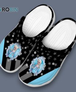 Frozen Stellar Stripes Theme Classic Crocs