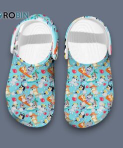 Fun Summer Trip With The Bluey Family Blue Classic Crocs