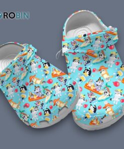 Fun Summer Trip With The Bluey Family Blue Classic Crocs