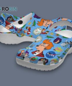 Futurama Cartoon Movie Blue Sky Classic Crocs