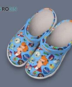 Futurama Cartoon Movie Blue Sky Classic Crocs Futurama Cartoon Movie Blue Sky Classic Crocs