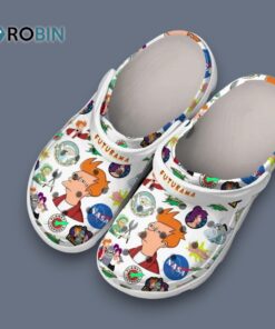 Futurama Cartoon White Classic Crocs