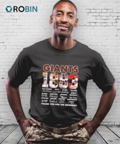 Giants 1883 Thank You For The Memories Shirt