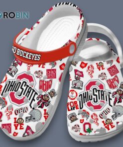 Go Buckeyes Ohio States NCAA Sport Clogs Shoes, Available