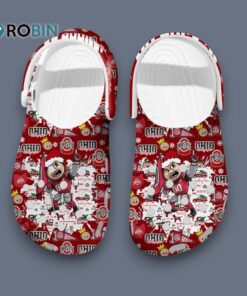 Go Bucks Ohio State Sport Team Christmas 3D Printed Crocs