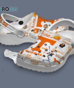 Go Vols Tennessee Volunteers White Clogs For Kids & Adults