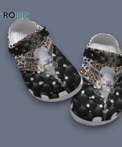 Goat Daisy Flower Leopard Bag 3D Croc Shoes Gift Besties Goat Daisy Flower Leopard Bag 3D Croc Shoes Gift Besties