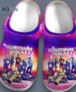 Guardian Of The Galaxy Movie Galaxy Background Classic Crocs