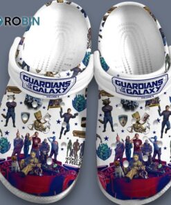 Guardian Of The Galaxy Movie Hookey A Feeling White Classic Crocs