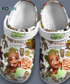 Guardian Of The Galaxy Movie Little Groot White Classic Crocs Guardian Of The Galaxy Movie Little Groot White Classic Crocs
