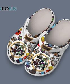 Guardian Of The Galaxy Movie Rockey Racoon Cartoon White Classic Crocs