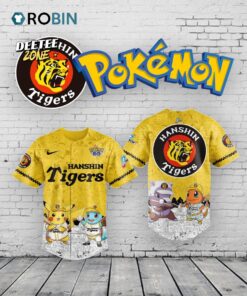 Hanshin Tigers x Pokémon Go 2025 Limited Edition Baseball Jersey Shirt Style