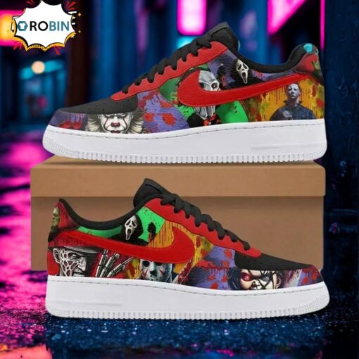 Horror Movies Nike Air Force 1 Sneaker Limited Edition Design
