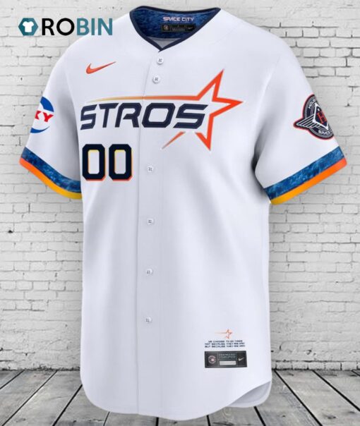 Houston Astros Jose Altuve Nike White 2025 City Connect Personalized Baseball Jersey Shirt Style