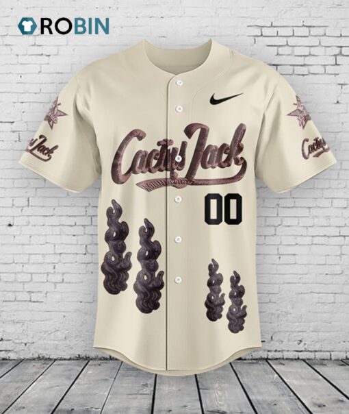 Houston Astros MLB 2025 Nike Limited Cactus Jack HBCU Custom Baseball Jersey Shirt Style