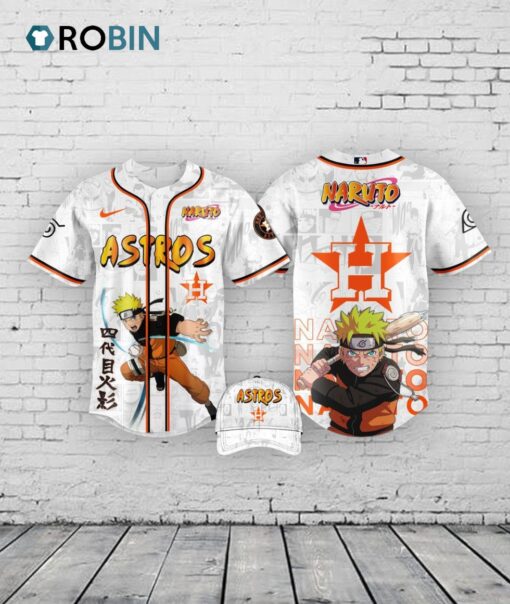 Houston Astros MLB x Naruto Baseball Jersey Shirt Style Editions Limited