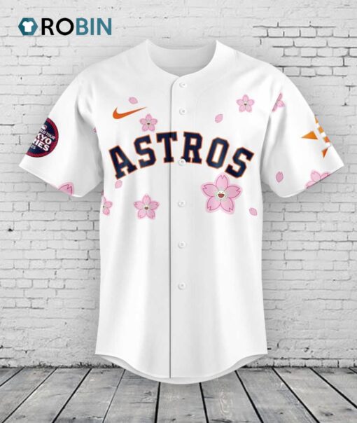 Houston Astros Takashi Murakami x MLB World Tour Tokyo Series Baseball Jersey Shirt Style