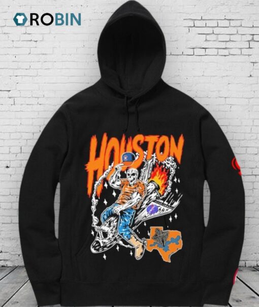 Houston Astros Warren Lotas Swole Skeleton Shirt