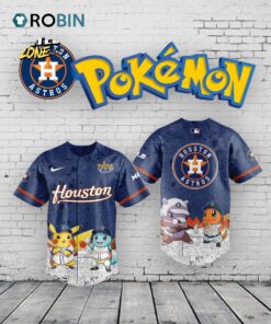 Houston Astros x Polemon GO Special Edition Baseball Jersey Shirt Style