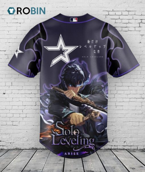 Houston Astros x Solo Leveling Exclusive Baseball Jersey Shirt Style