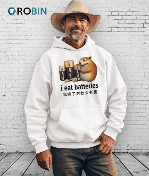 I Eat Batteries Chinese Shirt