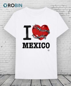 I Love Mexico Heart Chains Warren Lotas Shirt