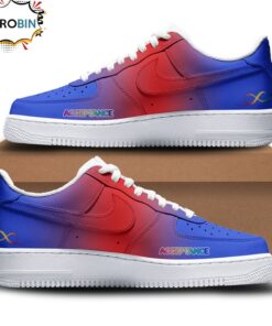 Indiana Pacers Autism Acceptance Month 2025 Red Blue Air Force 1 Sneaker