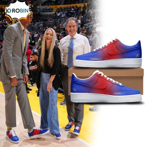Indiana Pacers Autism Acceptance Month 2025 Red Blue Air Force 1 Sneaker