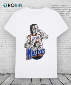 Jalen Brunson Three Point Celebration Natives New York Knicks Shirt