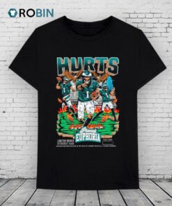 Jalen Hurts Planet Euphoria Philadelphia Eagles Shirt