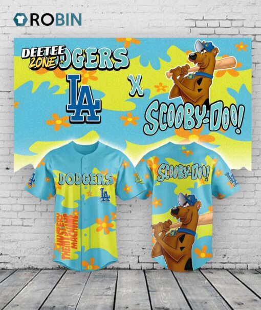 LA Dodgers x Scooby Doo New 2025 Baseball Baseball Jersey Shirt Style