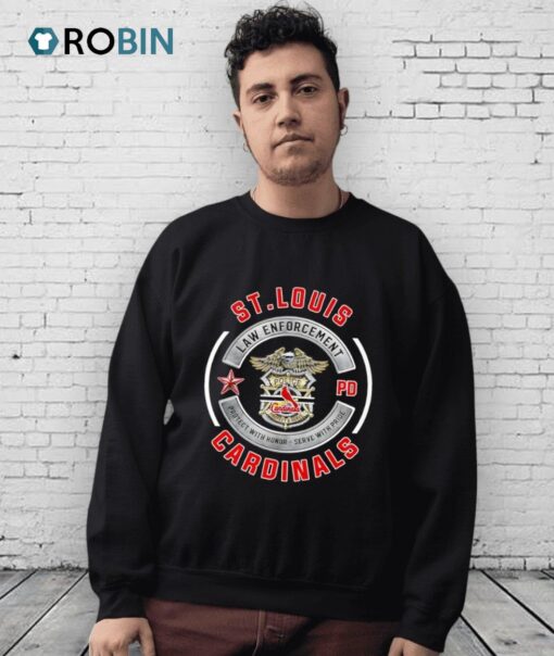 Law Enforcement Pd St Louis Cardinals Shirt