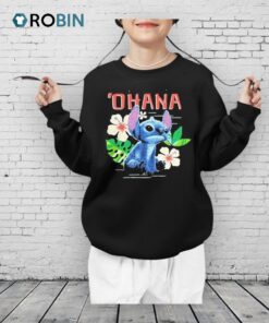 Lilo And Stitch Ohana Flowers Shirt