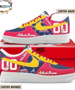 Limited Edition Atlanta Braves New Air Force Sneaker