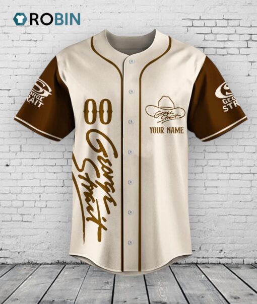 Limited Edition George Strait Baseball Baseball Jersey Shirt Style V2