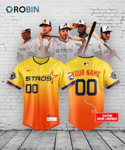 Limited Edition Houston Astros 2025 City Connect The Next Frontier Custom Name And Number Baseball Jersey Shirt Style Ver1