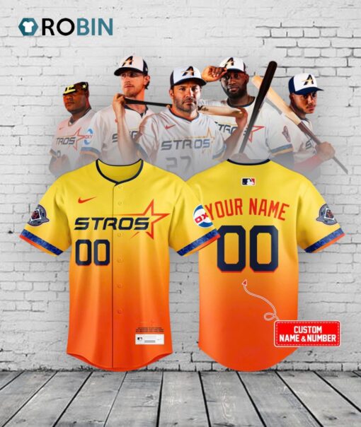 Limited Edition Houston Astros 2025 City Connect The Next Frontier Custom Name And Number Baseball Jersey Shirt Style Ver1