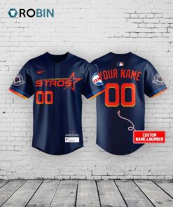 Limited Edition Houston Astros Navy 2025 City Connect The Next Frontier Custom Name And Number Baseball Jersey Shirt Style Ver1