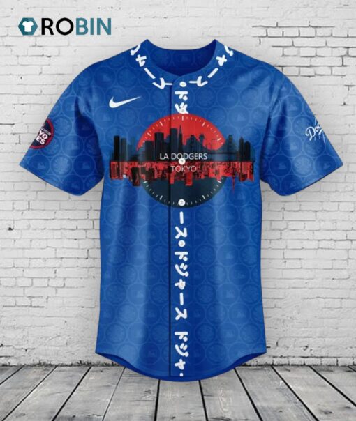 Limited Edition LA x Tokyo Series 2025 Baseball Baseball Jersey Shirt Style v2