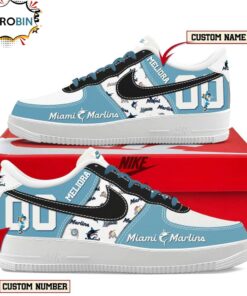 Limited Edition Miami Marlins New Air Force Sneaker Limited Edition Miami Marlins New Air Force Sneaker