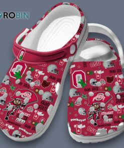 Limited Edition Ohio State Sport Team NCAA 3D Printed Crocs