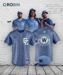 Limited Edition Washington City Connects Baseball Baseball Jersey Shirt Style