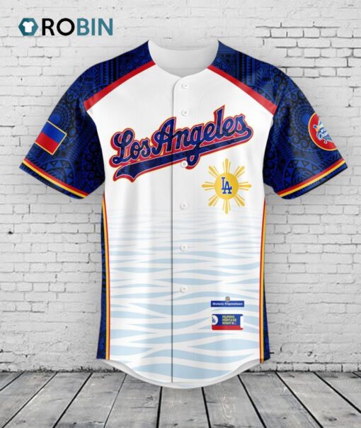 Los Angeles Dodgers Filipino Heritage Night 2025 Baseball Jersey Shirt Style