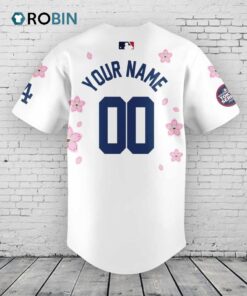 Los Angeles Dodgers Takashi Murakami x MLB World Tour Tokyo Series Custom Name Number For Fans Baseball Jersey Shirt Style